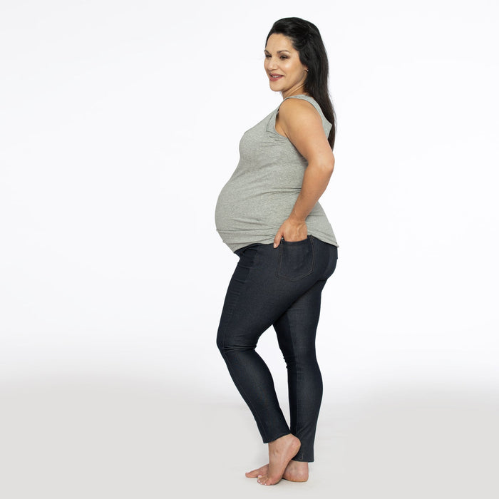 Jegging de maternité, bleu marin
