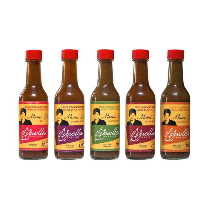 Sauce piquante mami elvy ensemble découverte 5 x 148 ml