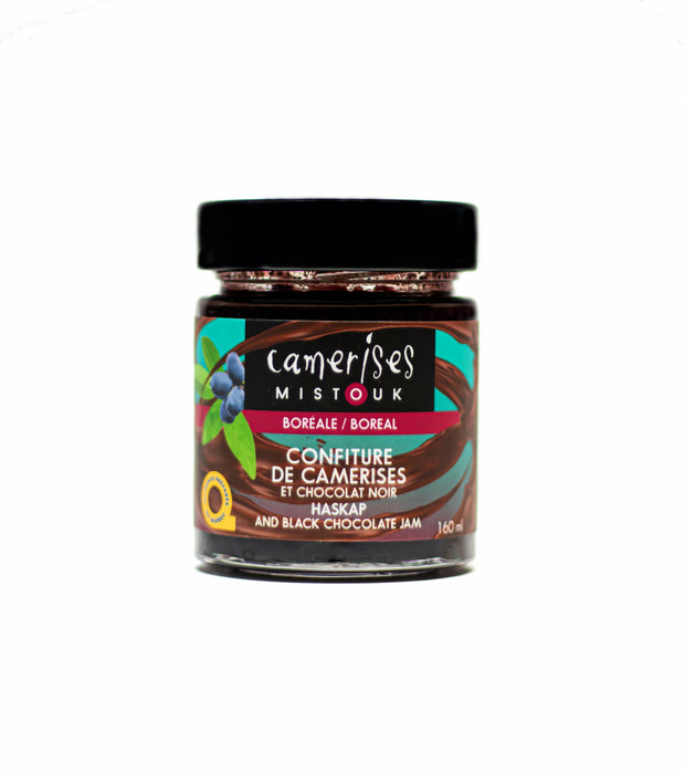 Confiture camerises et chocolat noir