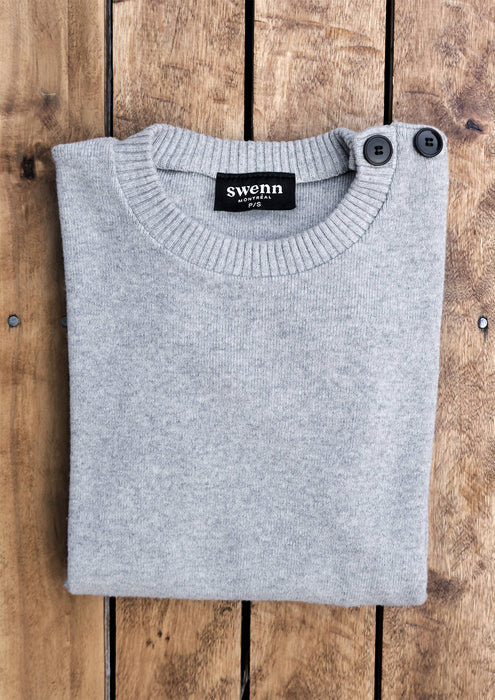 Chandail marin - gris chiné