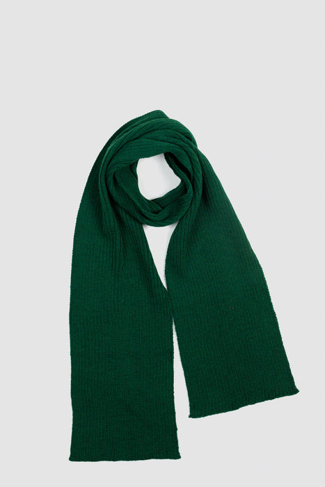 Écharpe 100% laine mérinos, vert vif