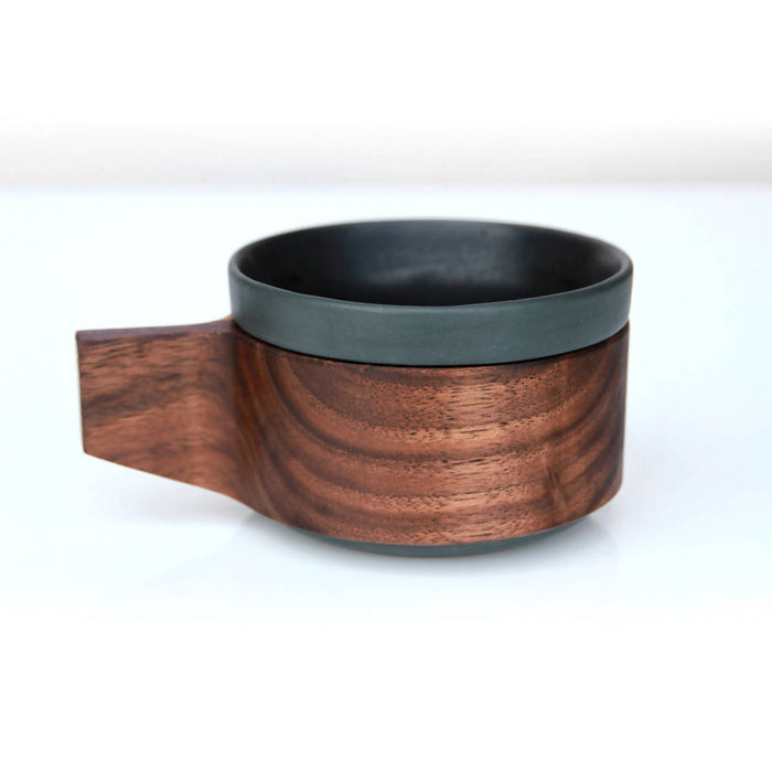 Tasse à café cappuccino en bois bu