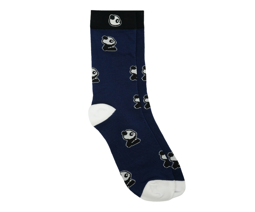 Paire de chaussettes avec motifs babous en fibres de bambou