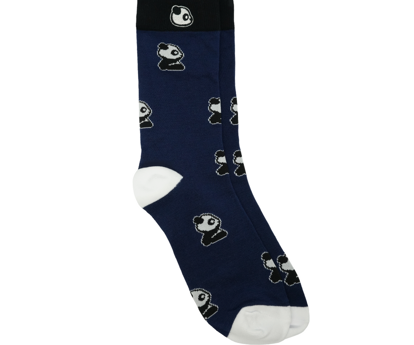 Paire de chaussettes avec motifs babous en fibres de bambou