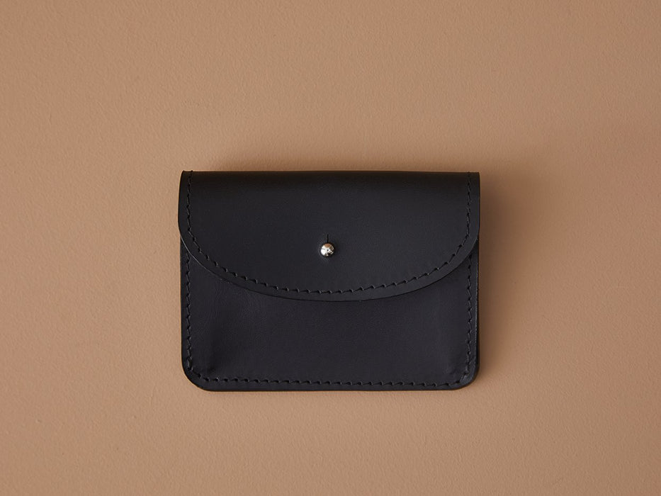 Portefeuille minimaliste noir