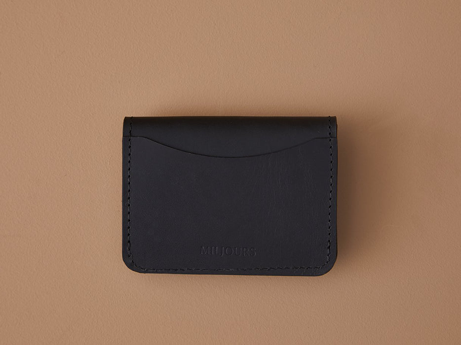 Portefeuille minimaliste noir