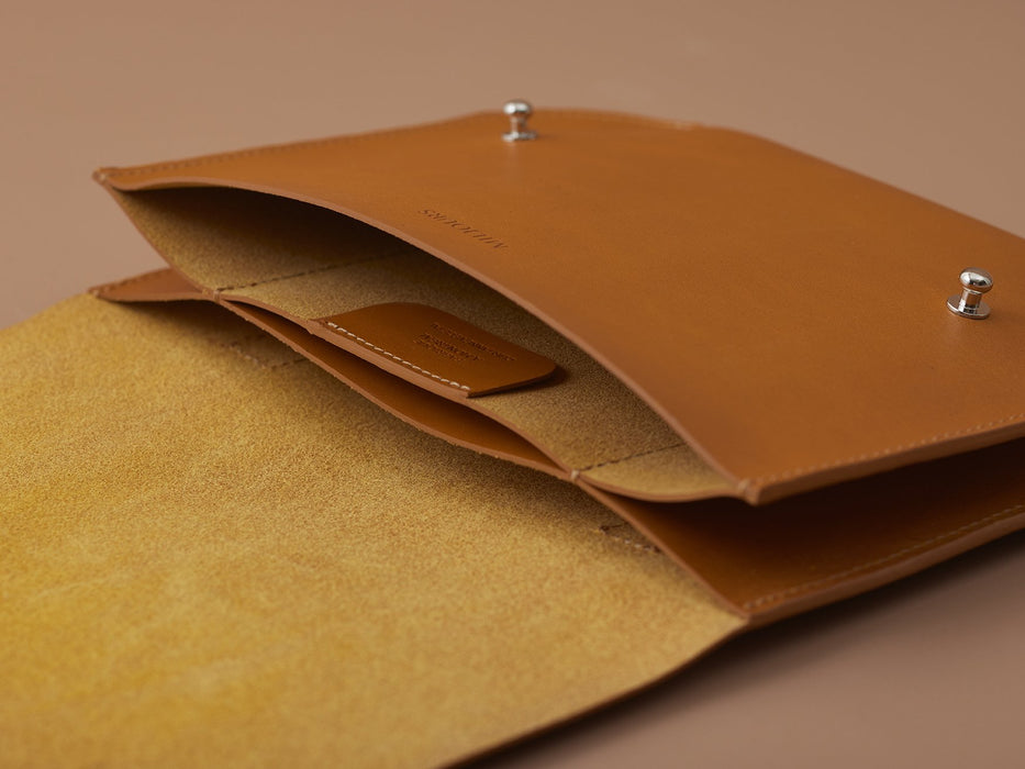 Sac bandoulière en cuir moutarde