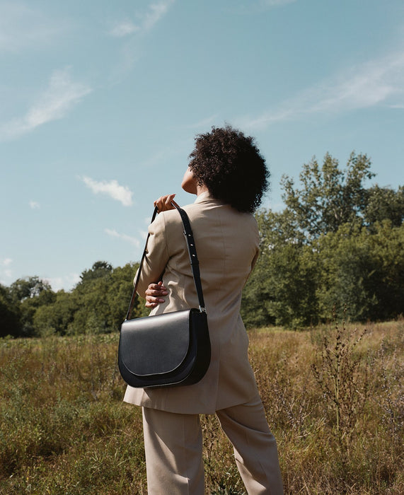 Sac en cuir noir — édition limitée