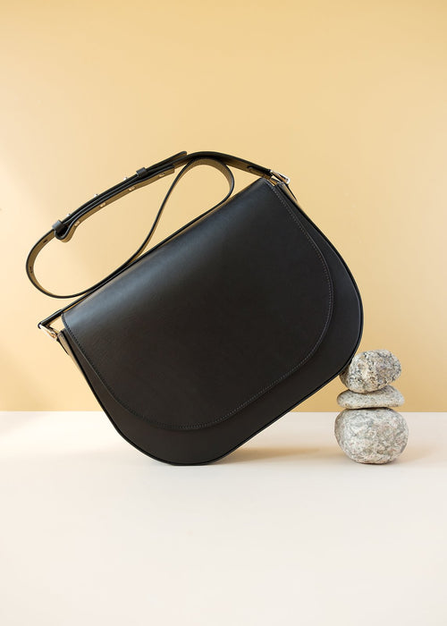 Sac en cuir noir — édition limitée