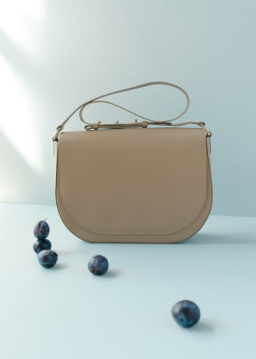 Sac en cuir taupe — édition limitée
