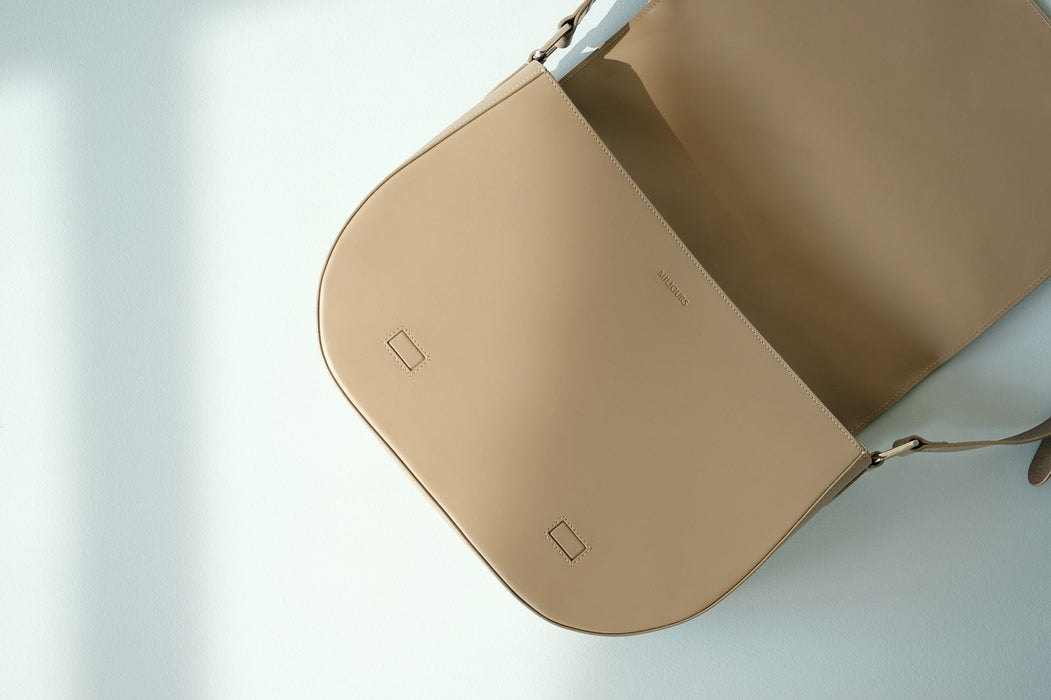 Sac en cuir taupe — édition limitée