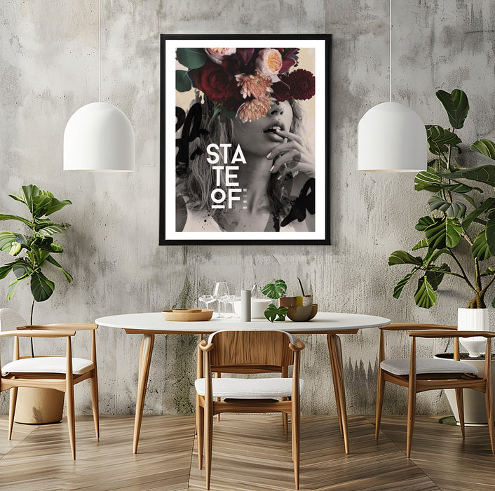 Affiche murale - fleurs d'automne