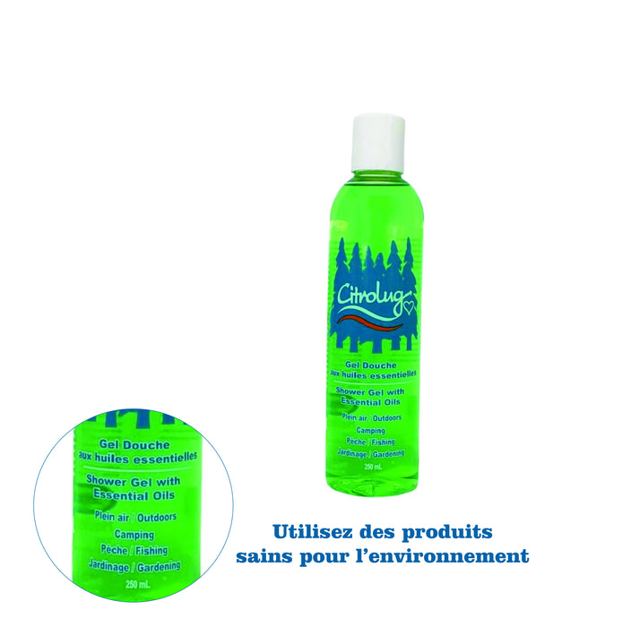 Gel douche aux huiles essentielles