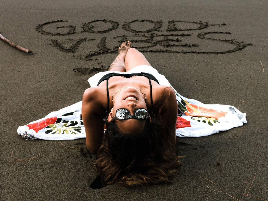 Lunettes de soleil en bois d'ébène avec verres miroir argent polarisés