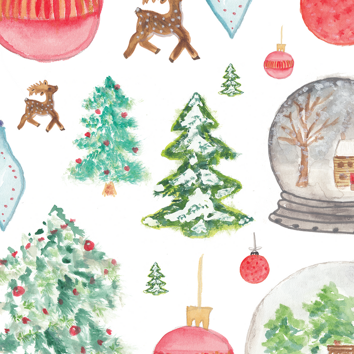 "noël vintage" / "vintage christmas" - napperons de papier / paper placemats