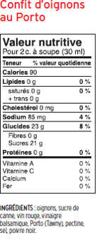 Confit d'oignons au porto