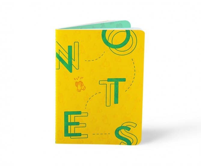 Carnet de notes - notes jaune