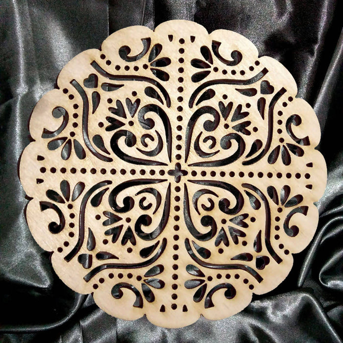 Ensemble sous-verres mandala