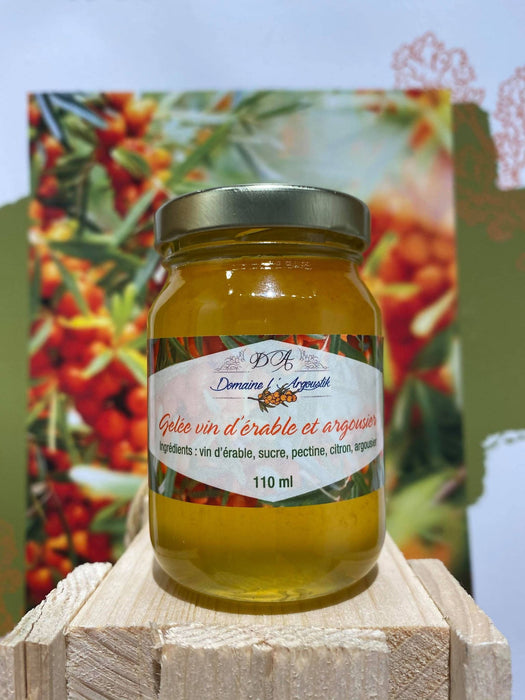 Gelée vin d'érable et argousier