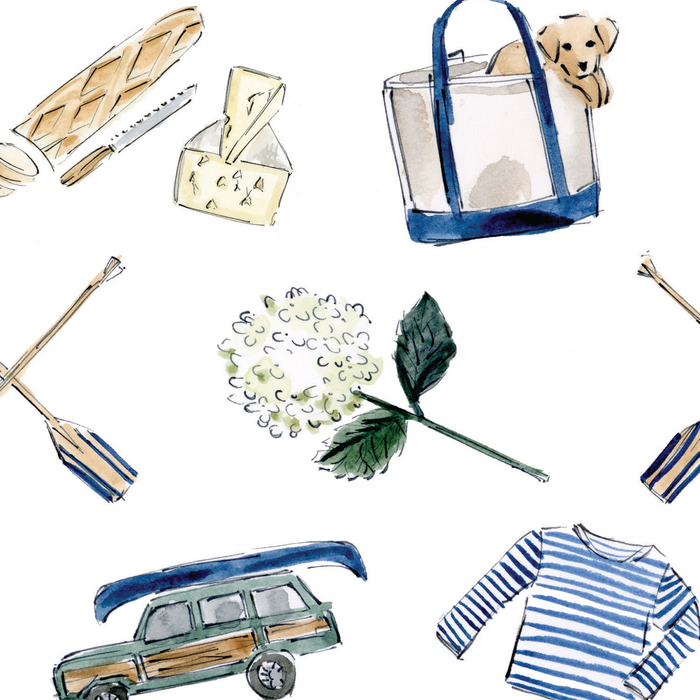 Pique nique au lac / pic nic at the lake - napperons de papier / paper placemats