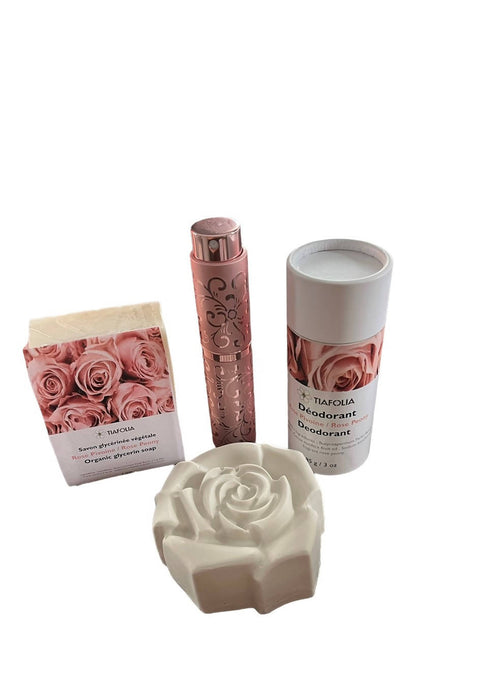 Ensemble cadeau rose pivoine