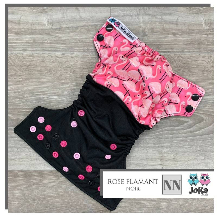 Couche lavable 2.0 rose flamant nouveau-né