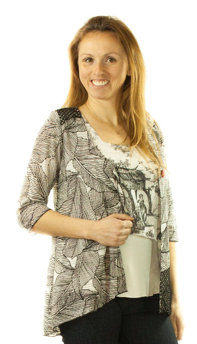 Veste naturelle le blanc mouton