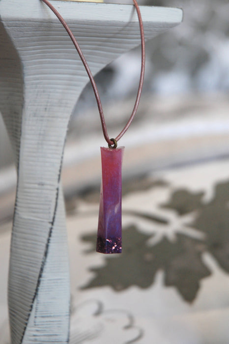 Collier "twist and shine (rose)"