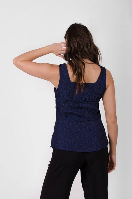 Haut agnès bleu symphonie