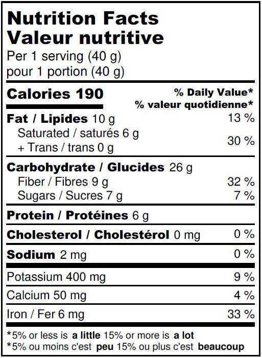 Beanbark aux canneberges (100g)