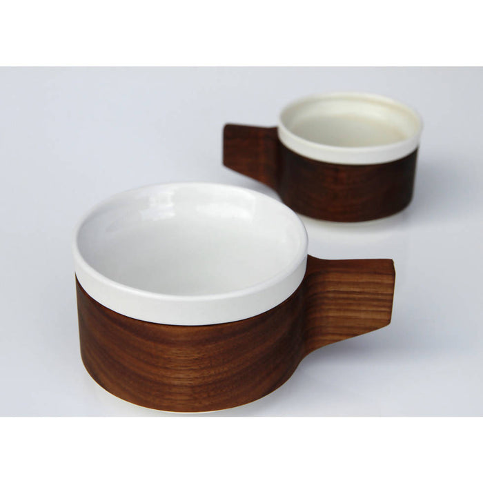 Tasse à café cappuccino en bois bu