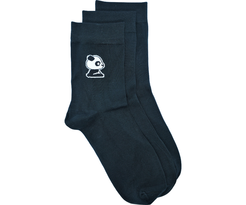 Trio de chaussettes basiques en fibres de bambou (3 paires)