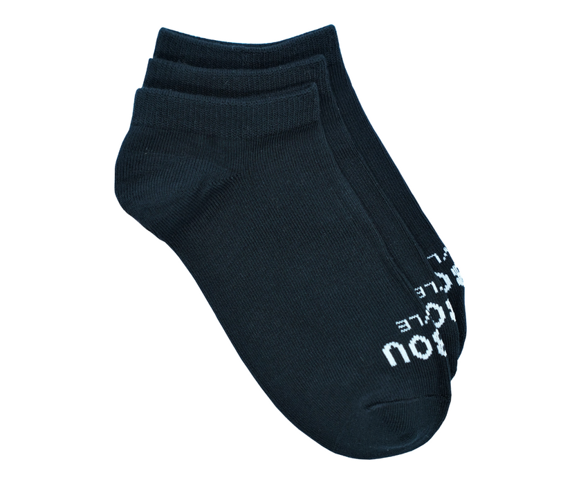 Trio de chaussettes sports en fibres de bambou (3 paires)