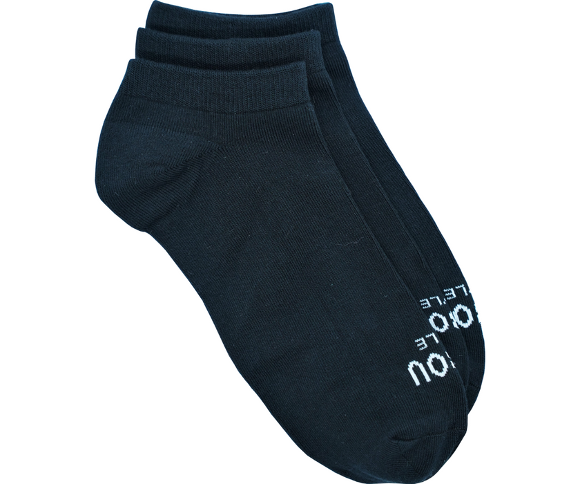 Trio de chaussettes sports en fibres de bambou (3 paires)