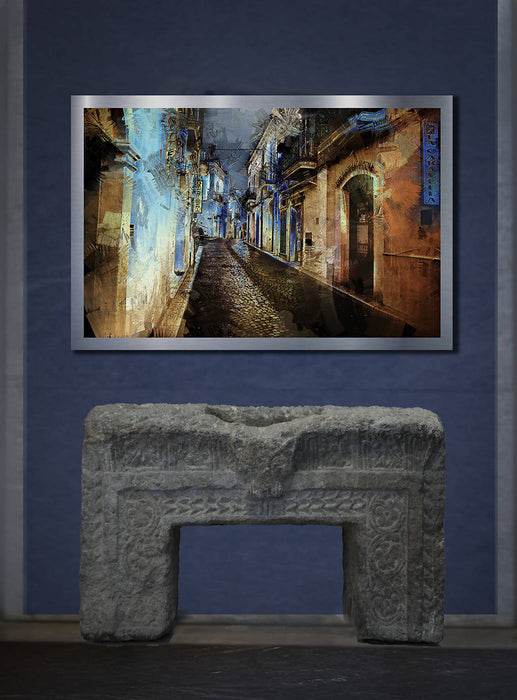 Village dans la nuit