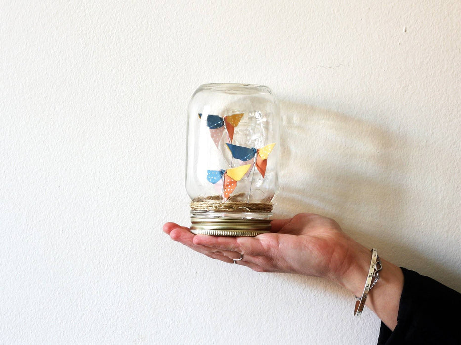 Bocal origami - papillons