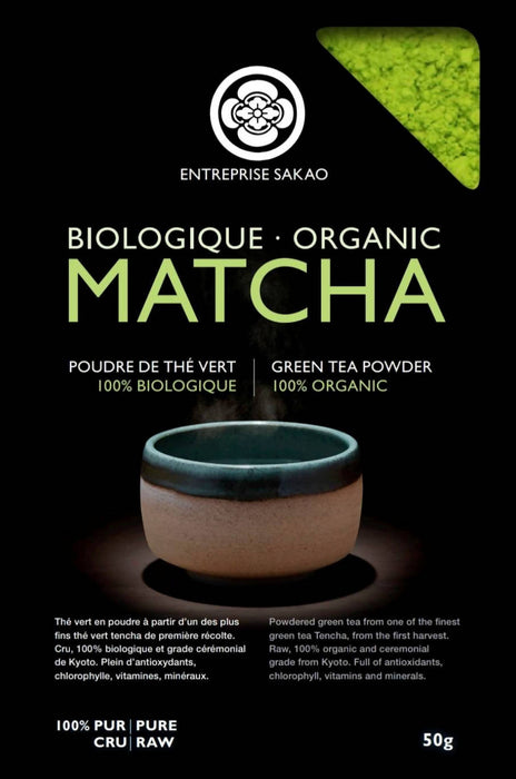 Matcha sakao biologique grade cérémonial /ceremonial grade organic sakao matcha