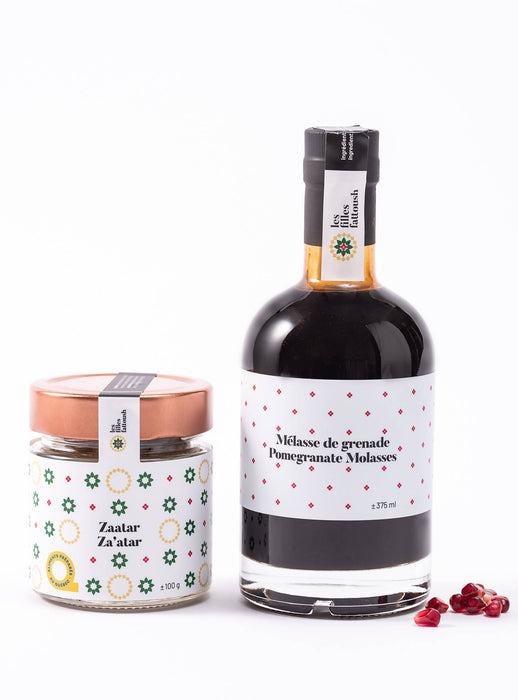 Duo mélasse de genade et zaatar