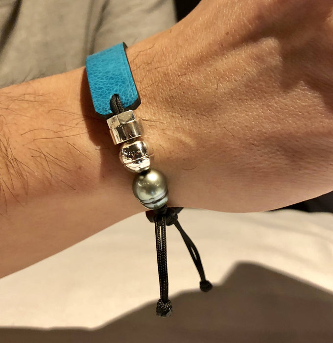 Bracelets en cuir de crapaud marin