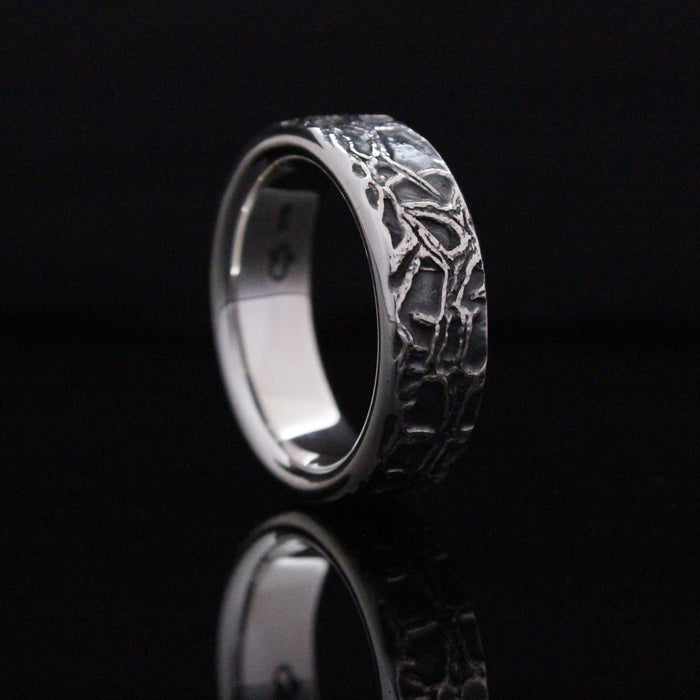 Bague jonc écaillé