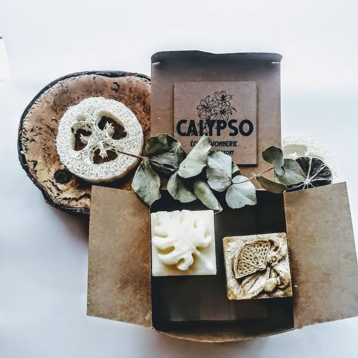 Coffret - shampoing goji & revitalisant solides - cheveux bouclés