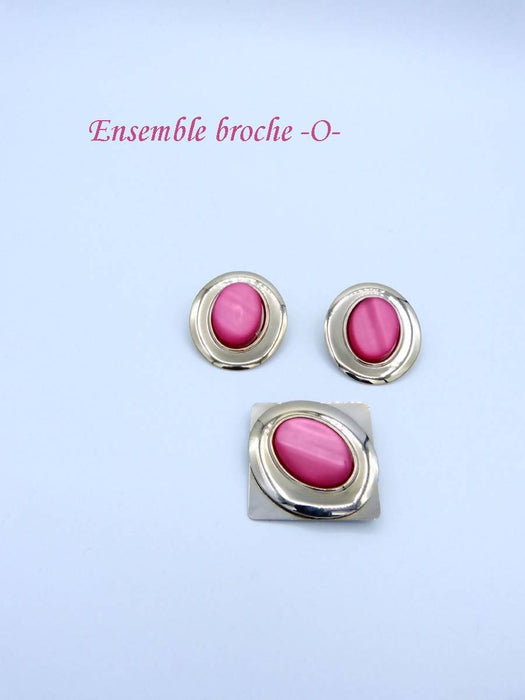 Ensemble broche -o-