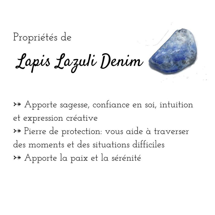 Bracelet pour hommes et femmes en pierres semi précieuses: lapiz lazuli, howlite et onyx