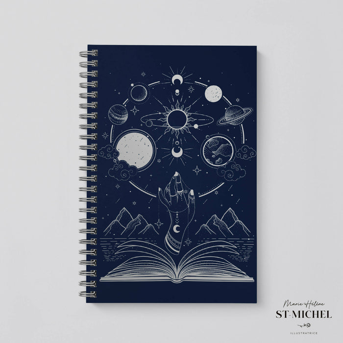 Cahier pointillé | main astrale