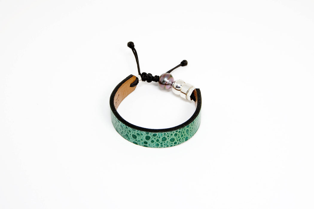 Bracelets en cuir de crapaud marin