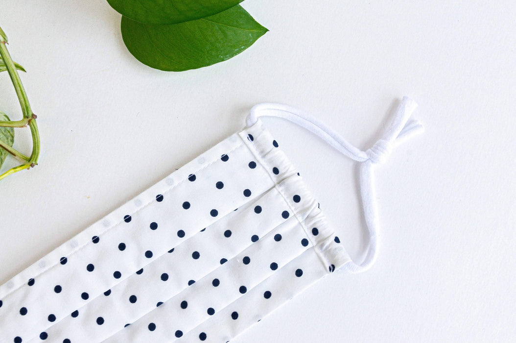 Masque en tissu - pois & rayures