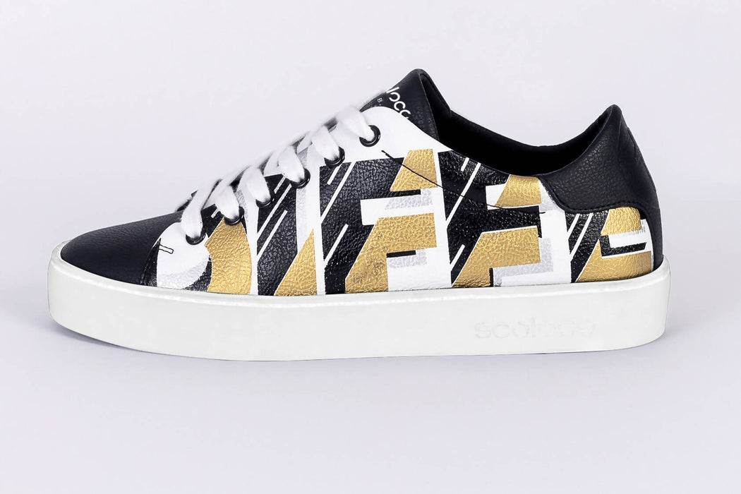 Sneakers dépareillés, véganes en "cuir" de pomme - modèle miroloco pour femmes