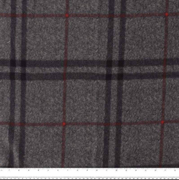 4 couleurs manteau en polar buffalo rouge et noir, gris et noir, beige et noir ou brun et noir pour lévrier italien - doublé de polar noir