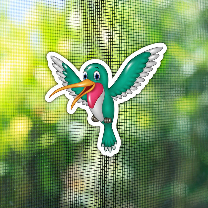 Décoration pour moustiquaire ou porte patio - colibri | hummingbird