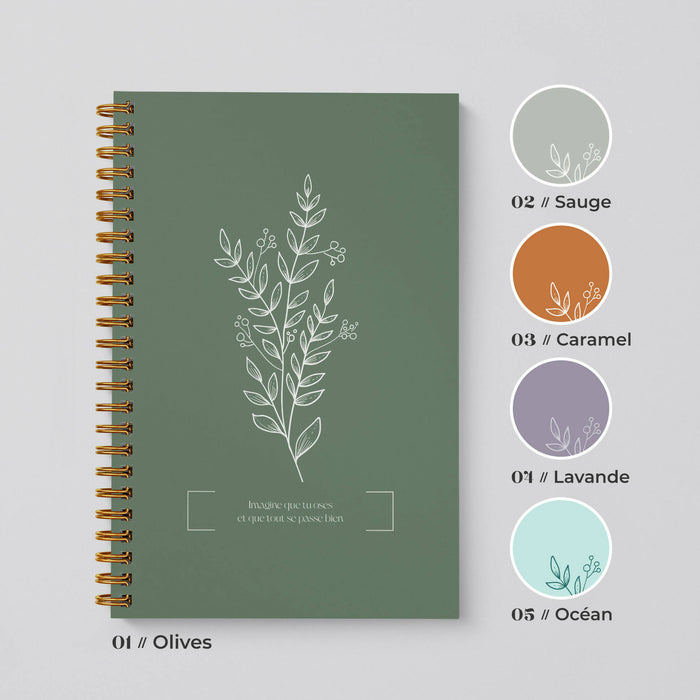 Cahier ligné | sauge